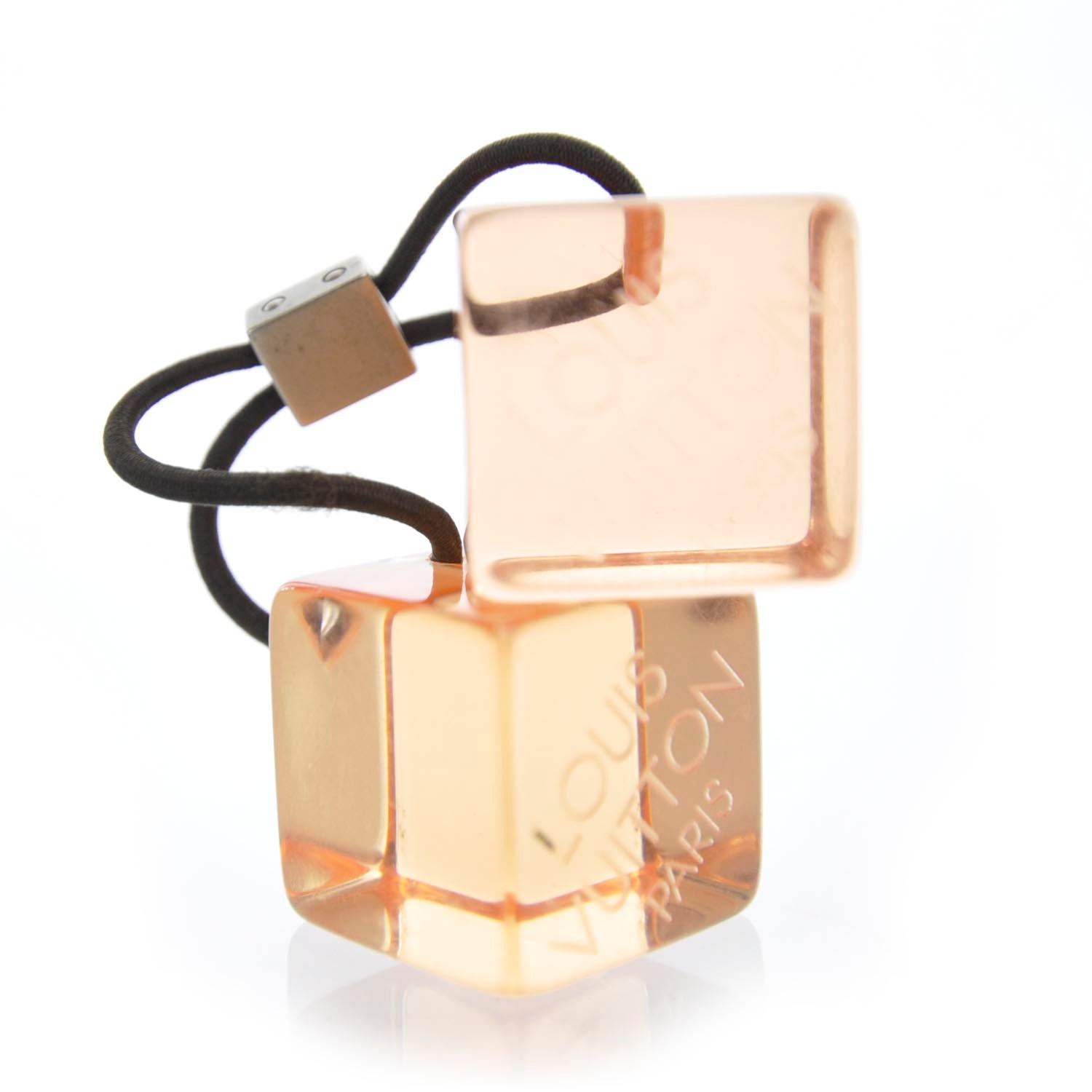 Louis Vuitton Resin Hair Cubes Peach 1 of 3