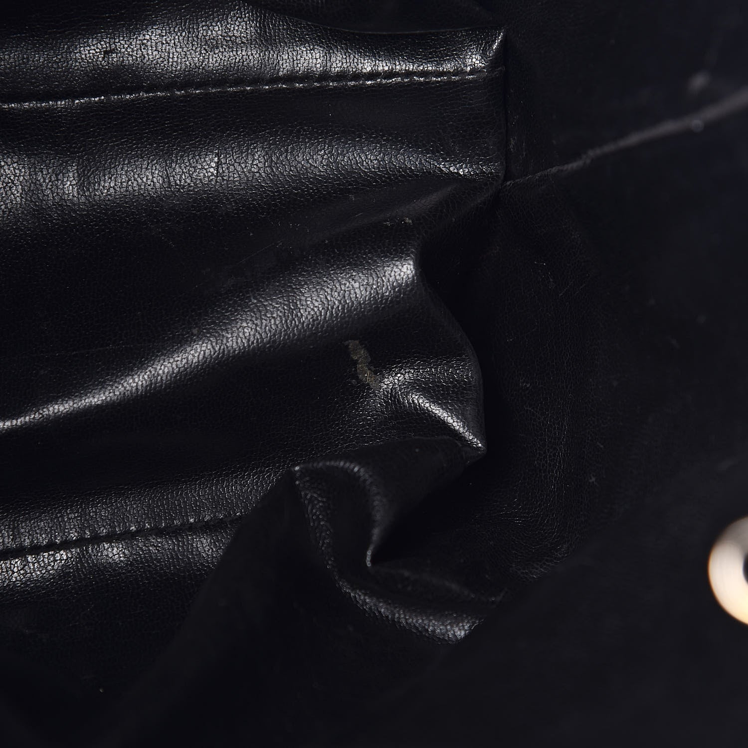 Chanel Caviar CC Drawstring Shoulder Bag Black 8 of 18
