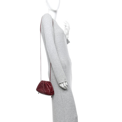Bottega Veneta Nappa Intrecciato The Mini Pouch Bordeaux 2 of 9