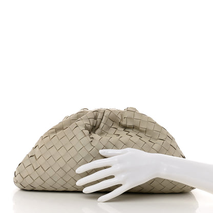 Bottega Veneta Nappa Maxi Intrecciato The Pouch Oversized Clutch Plaster 2 of 8