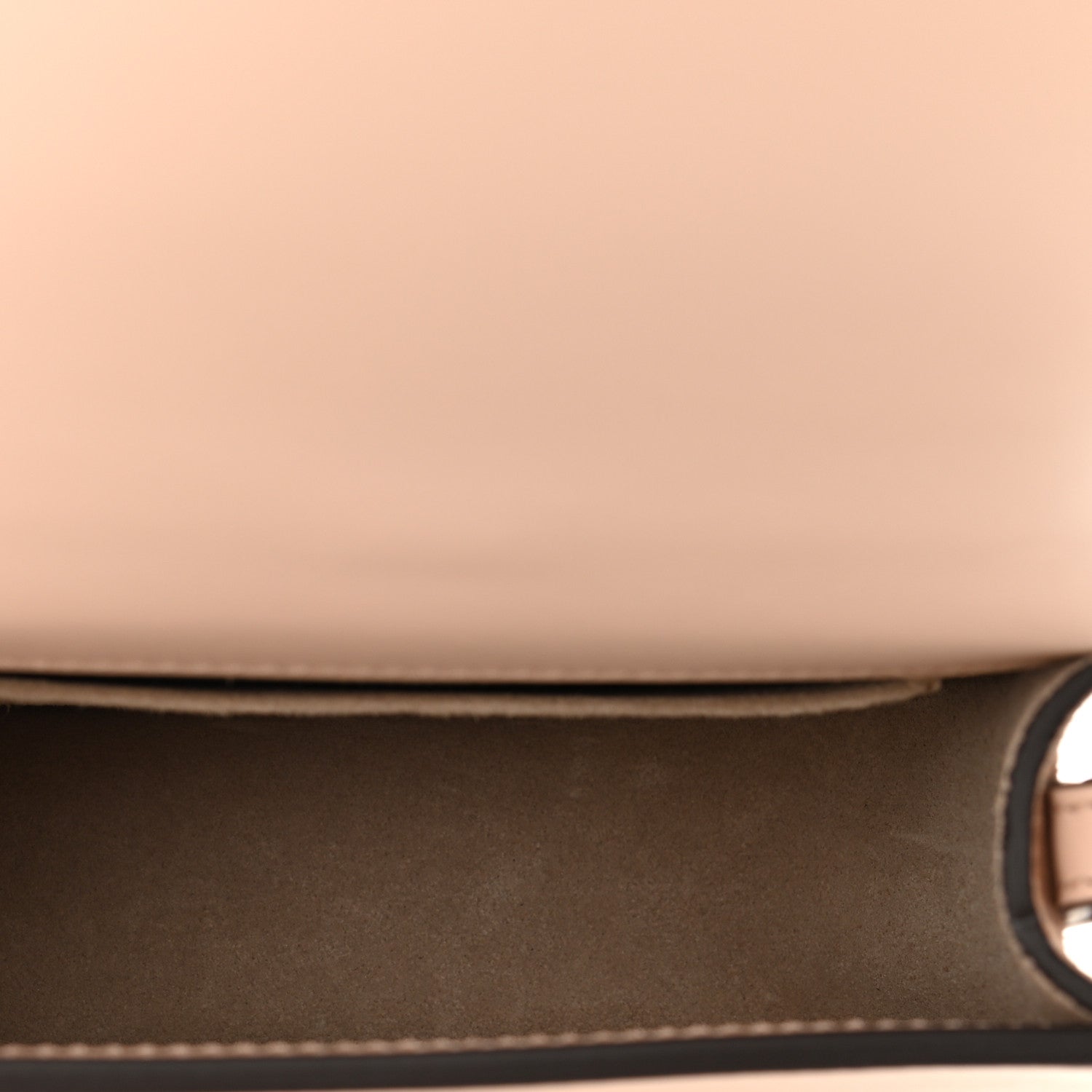 Chloe Calfskin Crystal Embellished Small Nile Bracelet Bag Cement Pink 5 of 8