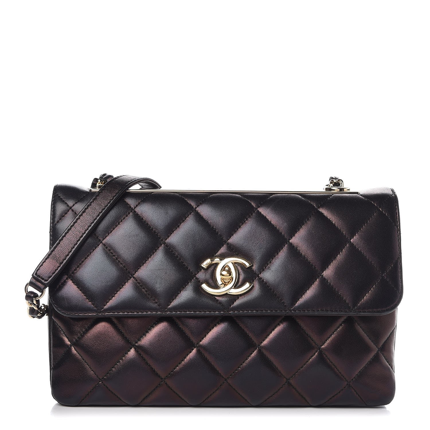 Chanel Lambskin Quilted Medium Trendy CC Flap Black 1 of 12