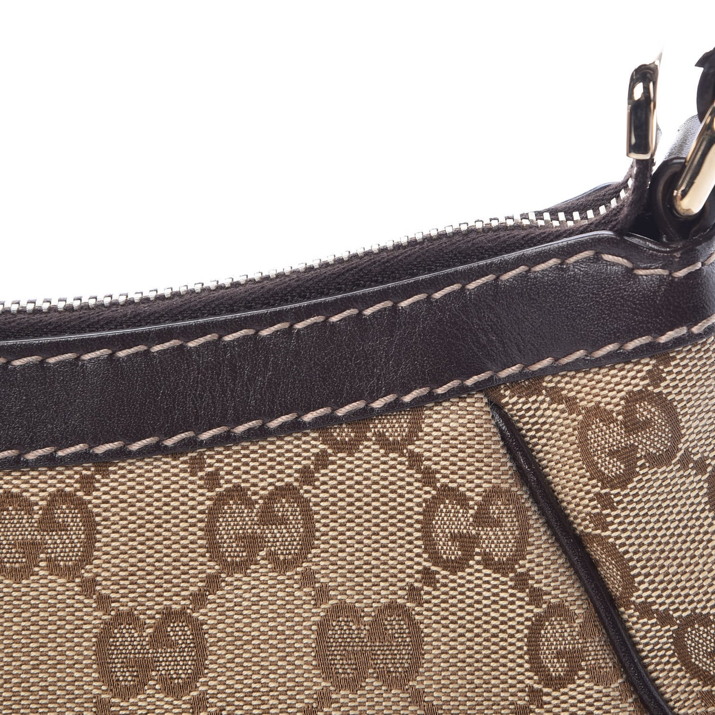 Monogram Small Mayfair Shoulder Bag Dark Brown