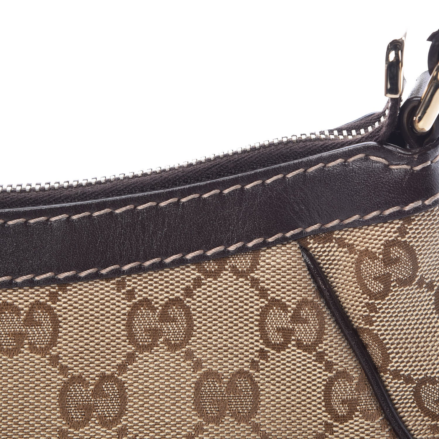 Gucci Monogram Small Mayfair Shoulder Bag Dark Brown 9 of 16