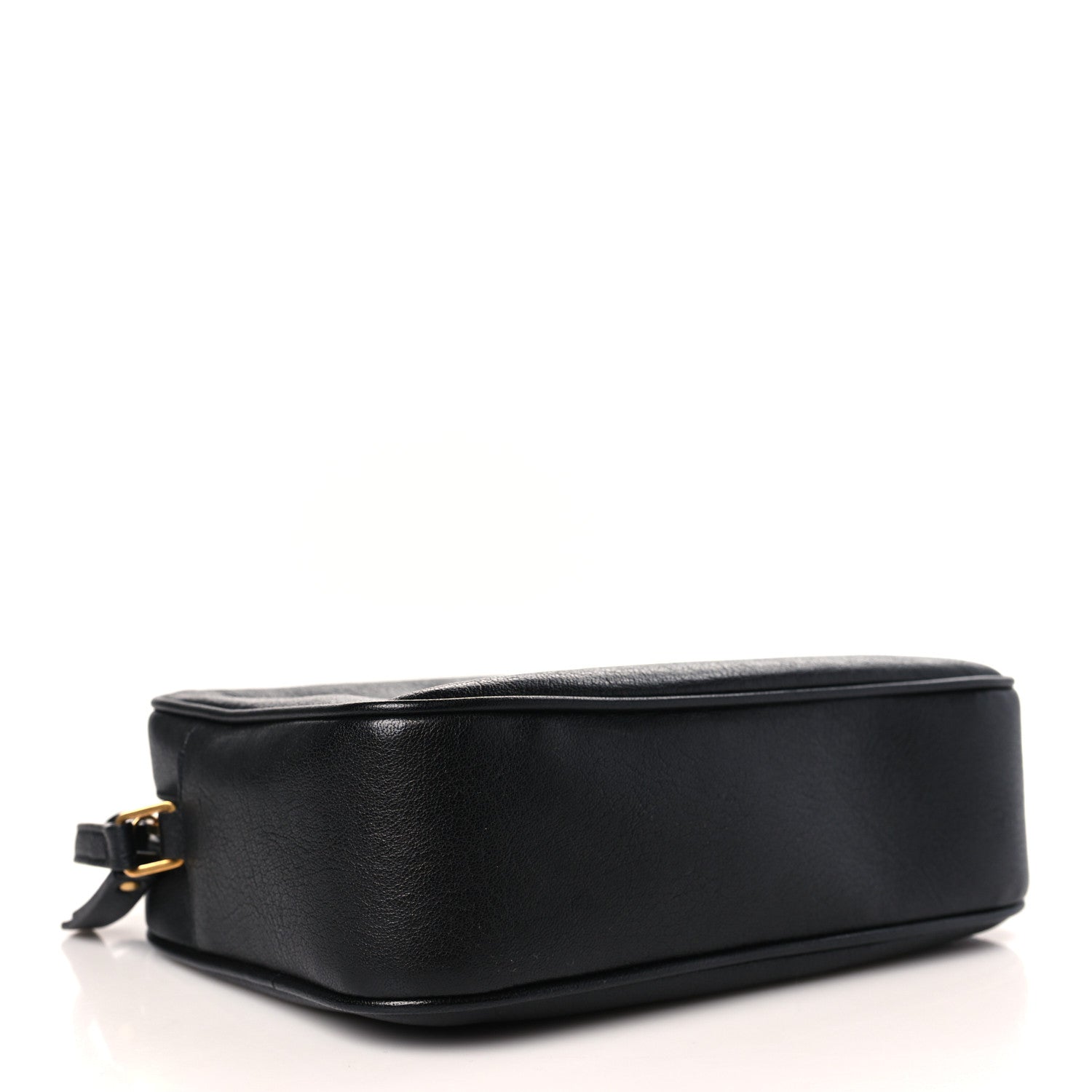 Saint Laurent Grained Lambskin Monogram Lou Camera Bag Black 4 of 9