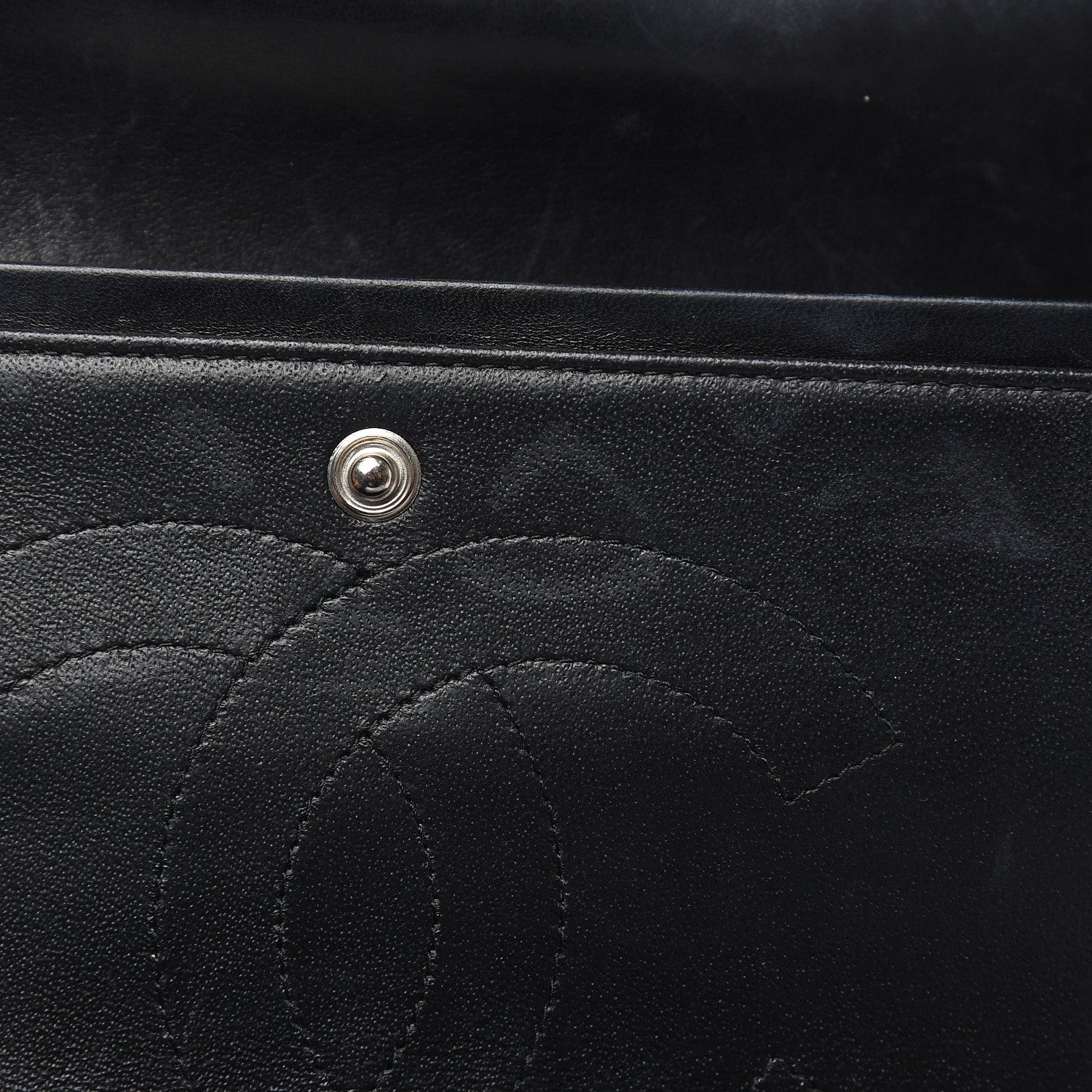 Chanel Patent Quilted Jumbo Double Flap Black 12 of 19