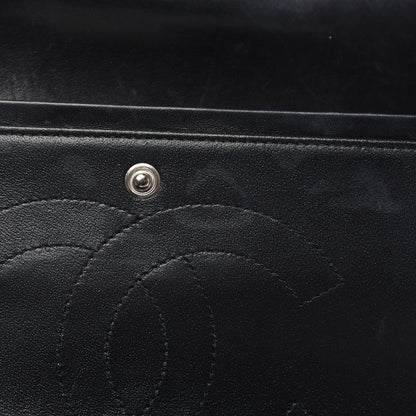 Chanel Patent Quilted Jumbo Double Flap Black 12 of 19