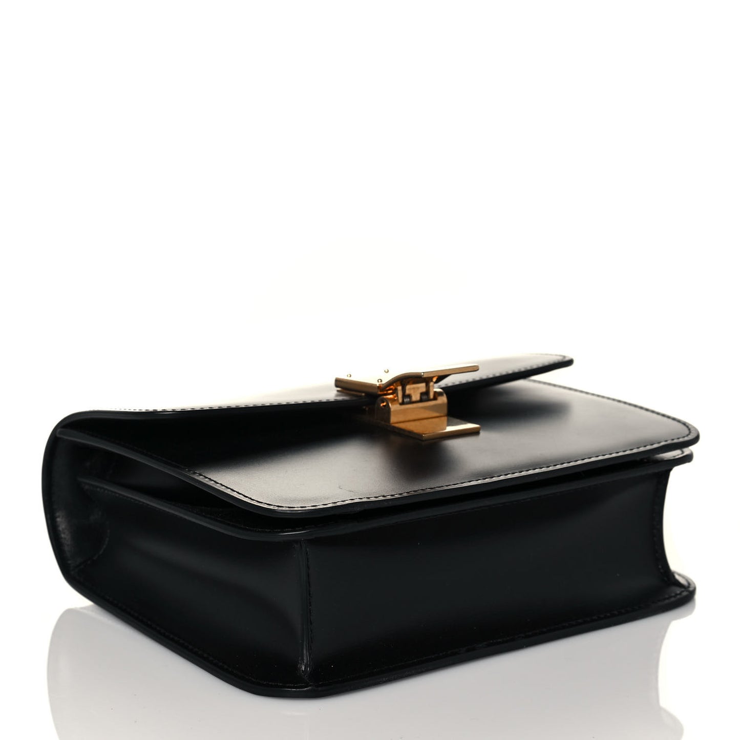 Box Calfskin Small Classic Box Flap Bag Black