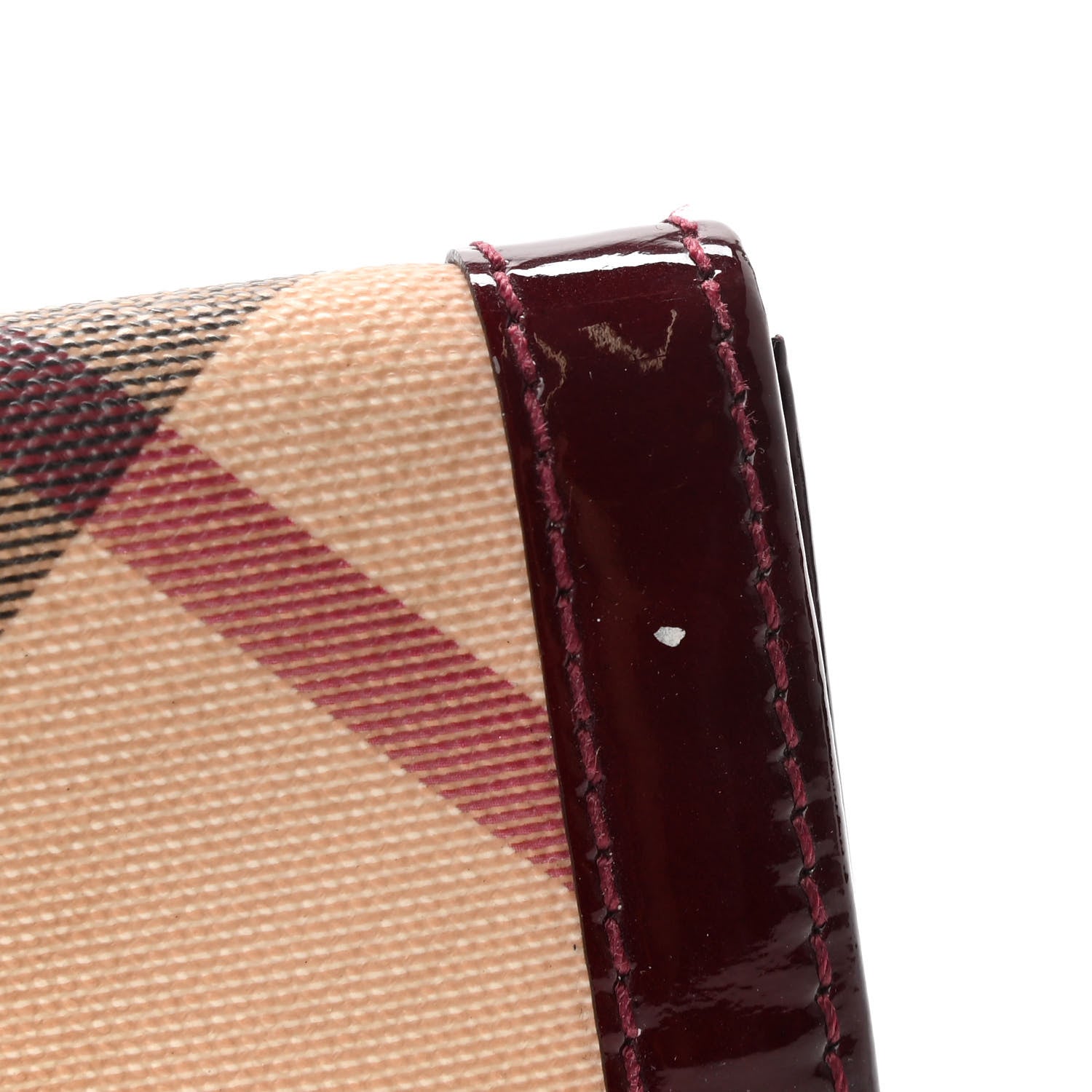 Burberry Nova Check Penrose Continental Wallet Red 6 of 9
