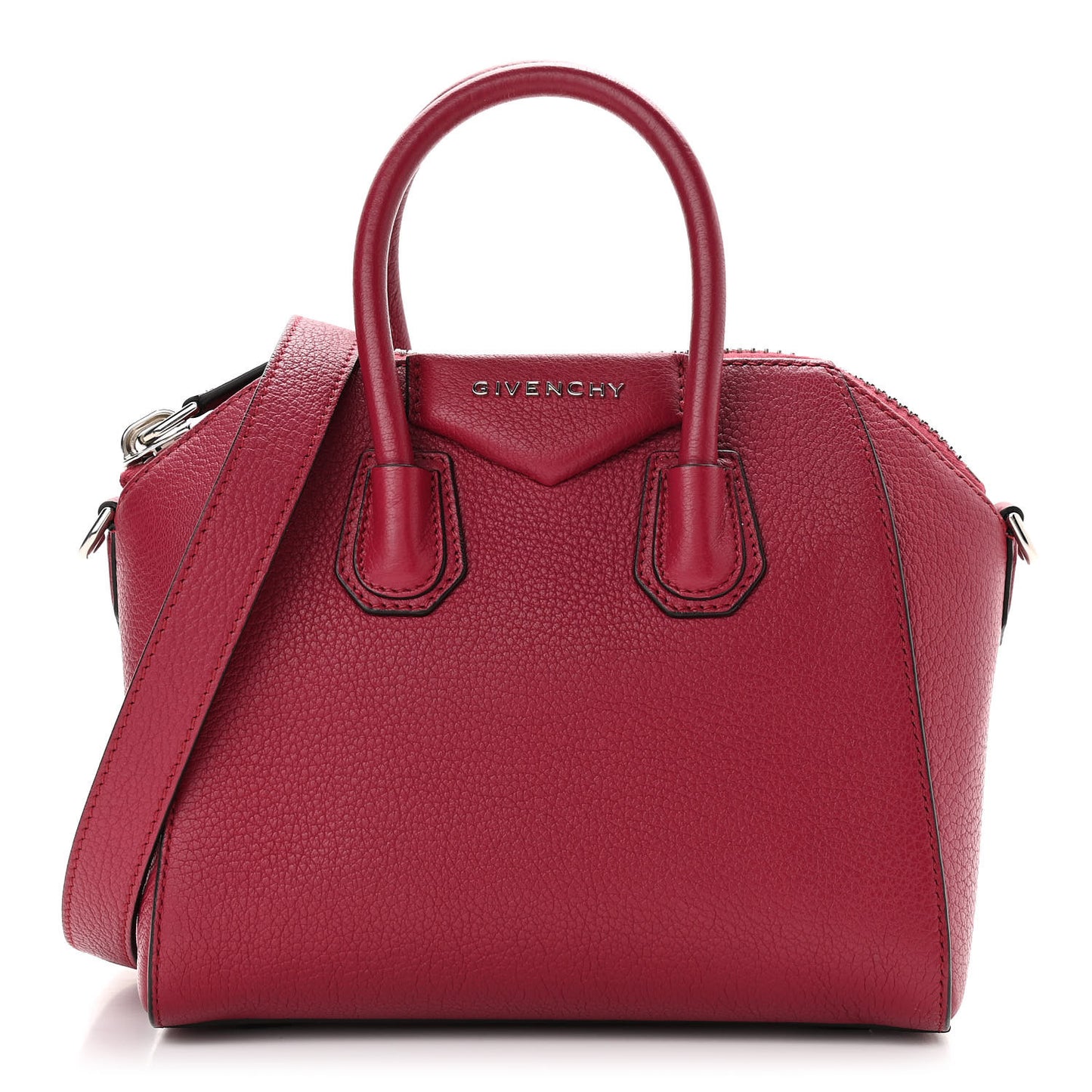 Sugar Goatskin Mini Antigona Magenta