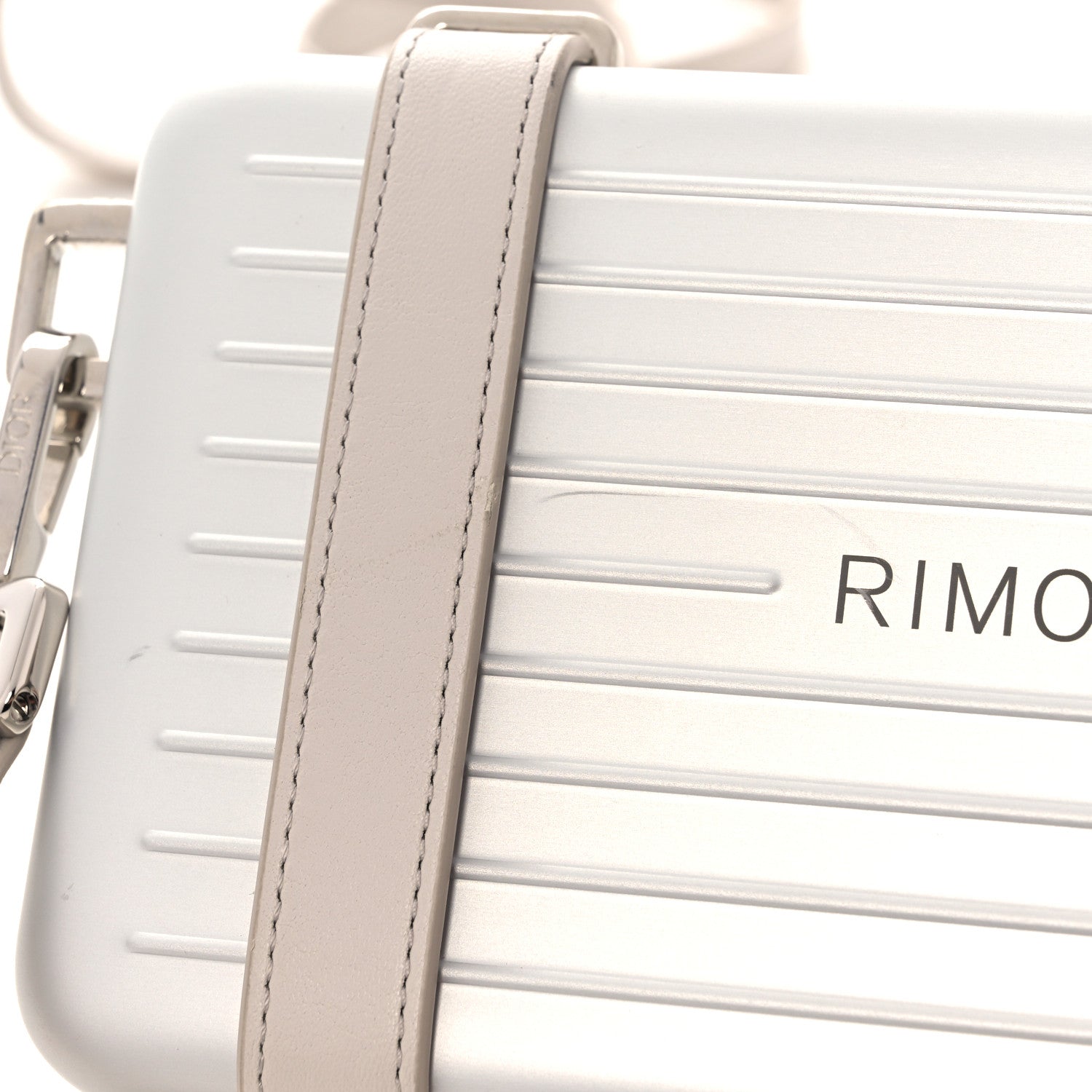 Christian Dior X RIMOWA Aluminum Personal Clutch On Strap Silver 10 of 12