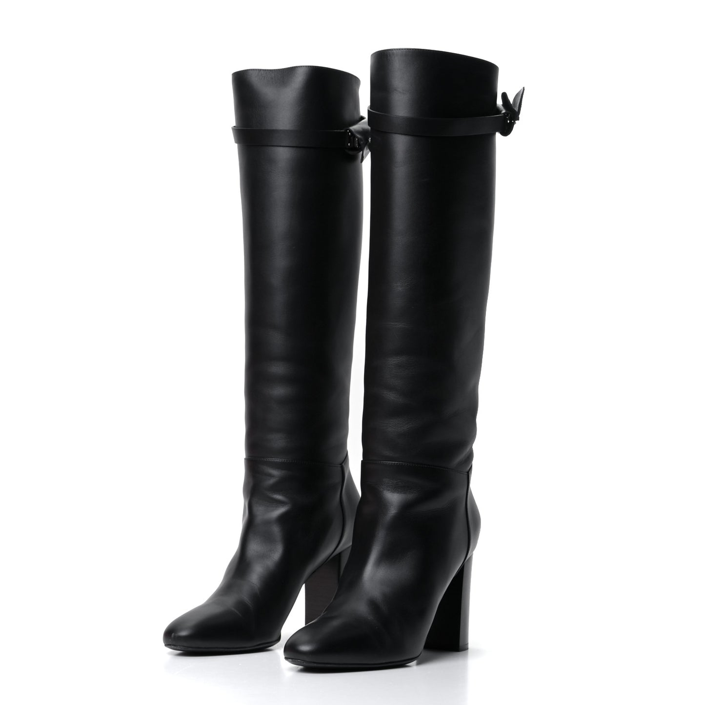 Heritage Calfskin Story Boots 40 Black