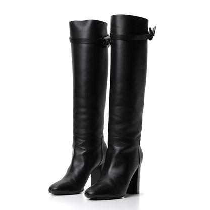 Hermes Heritage Calfskin Story Boots 40 Black 7 of 17