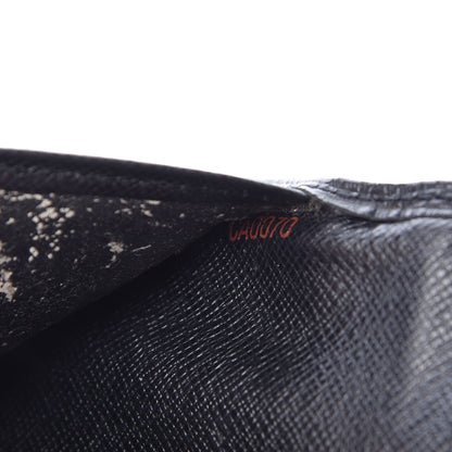 Louis Vuitton Epi Porte Valeurs Checkbook Wallet Black 12 of 14