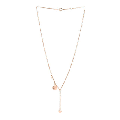 Hermes 18K Rose Gold Diamond TPM Ex-Libris Pendant Necklace 3 of 5