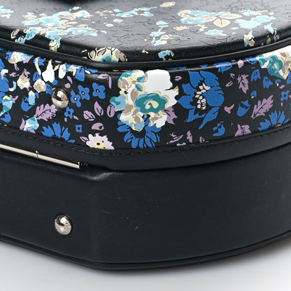 Louis Vuitton Calfskin Floral Print Petite Boite Chapeau Black 8 of 8