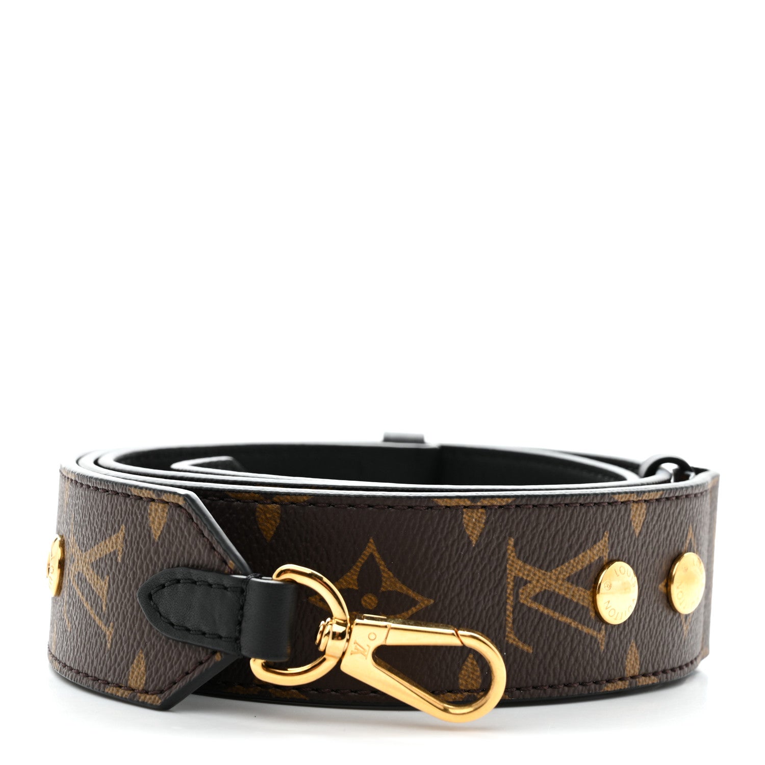 Louis Vuitton Monogram Adjustable Bandouliere Shoulder Strap Black 1 of 4