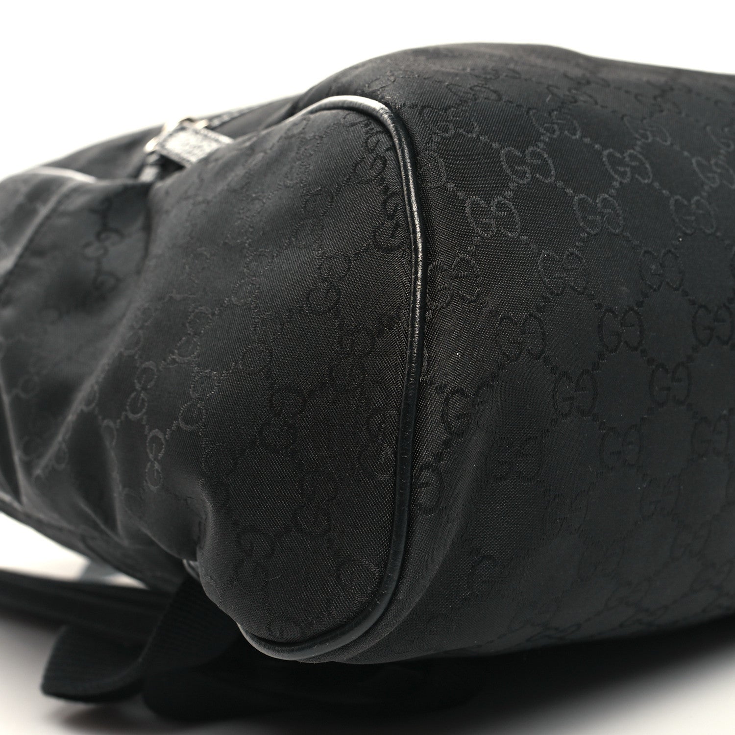 Gucci Nylon Monogram Slim Backpack Black 9 of 11