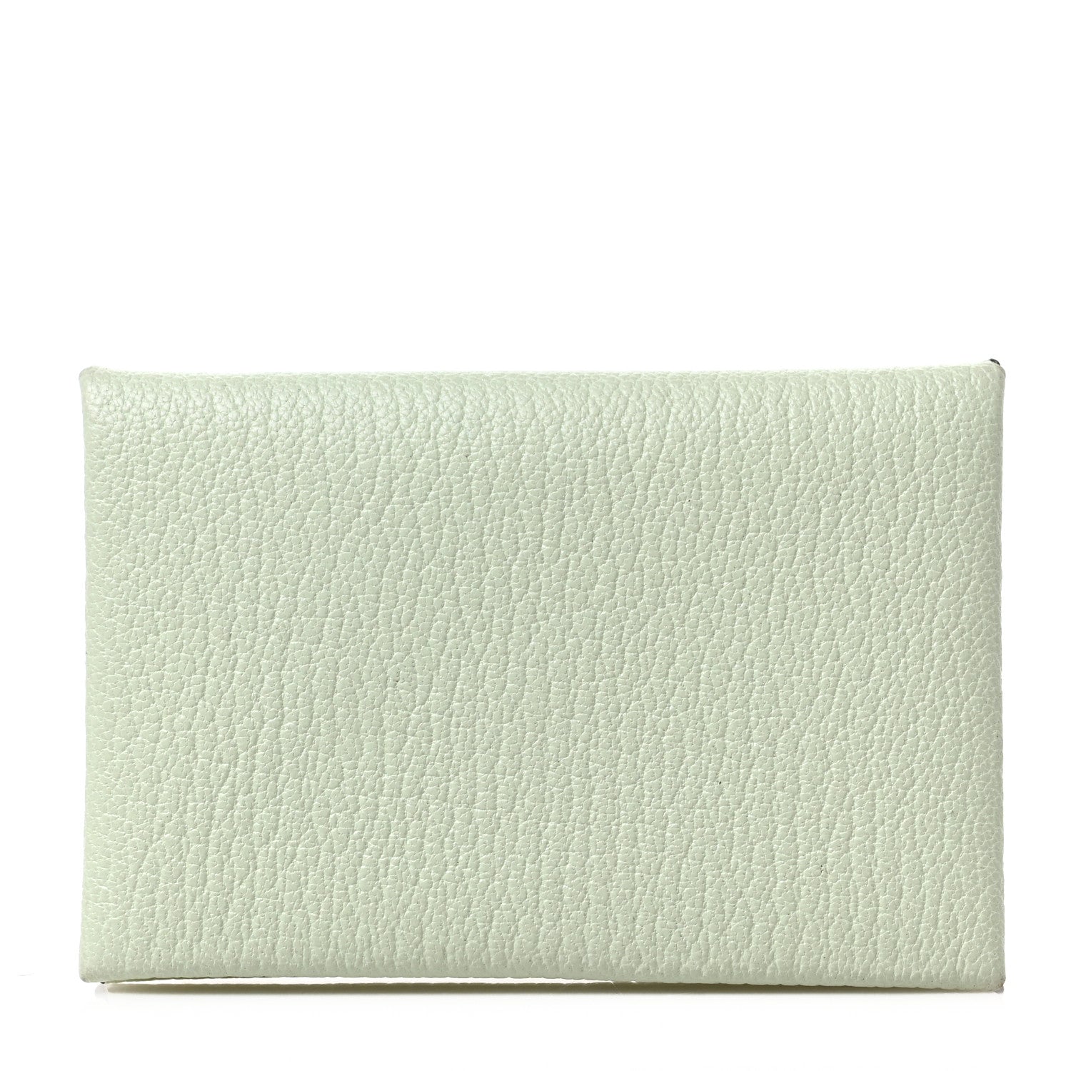 Hermes Chevre Mysore Verso Calvi Card Case Vert Fizz Bleu Zephyr 1 of 6