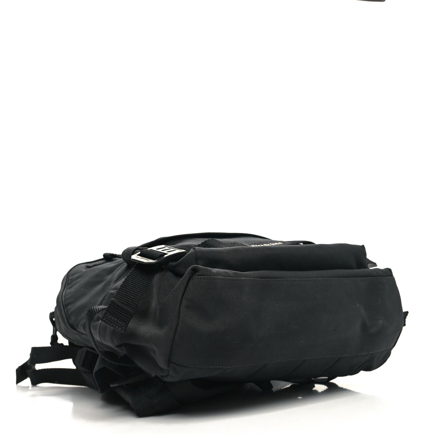 Balenciaga Nylon Logo Embroidered Medium Army Multicarry Backpack Black 4 of 11