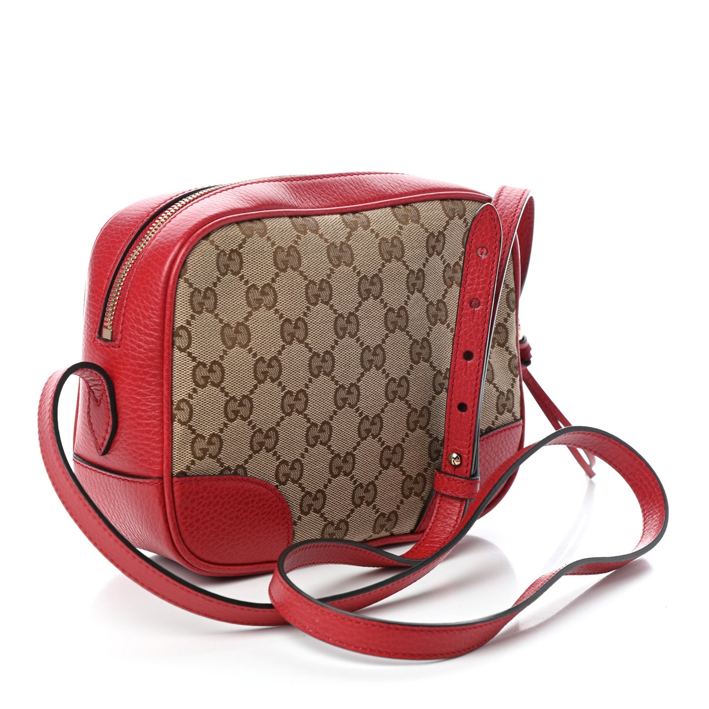 Monogram Mini Bree Messenger Bag Red