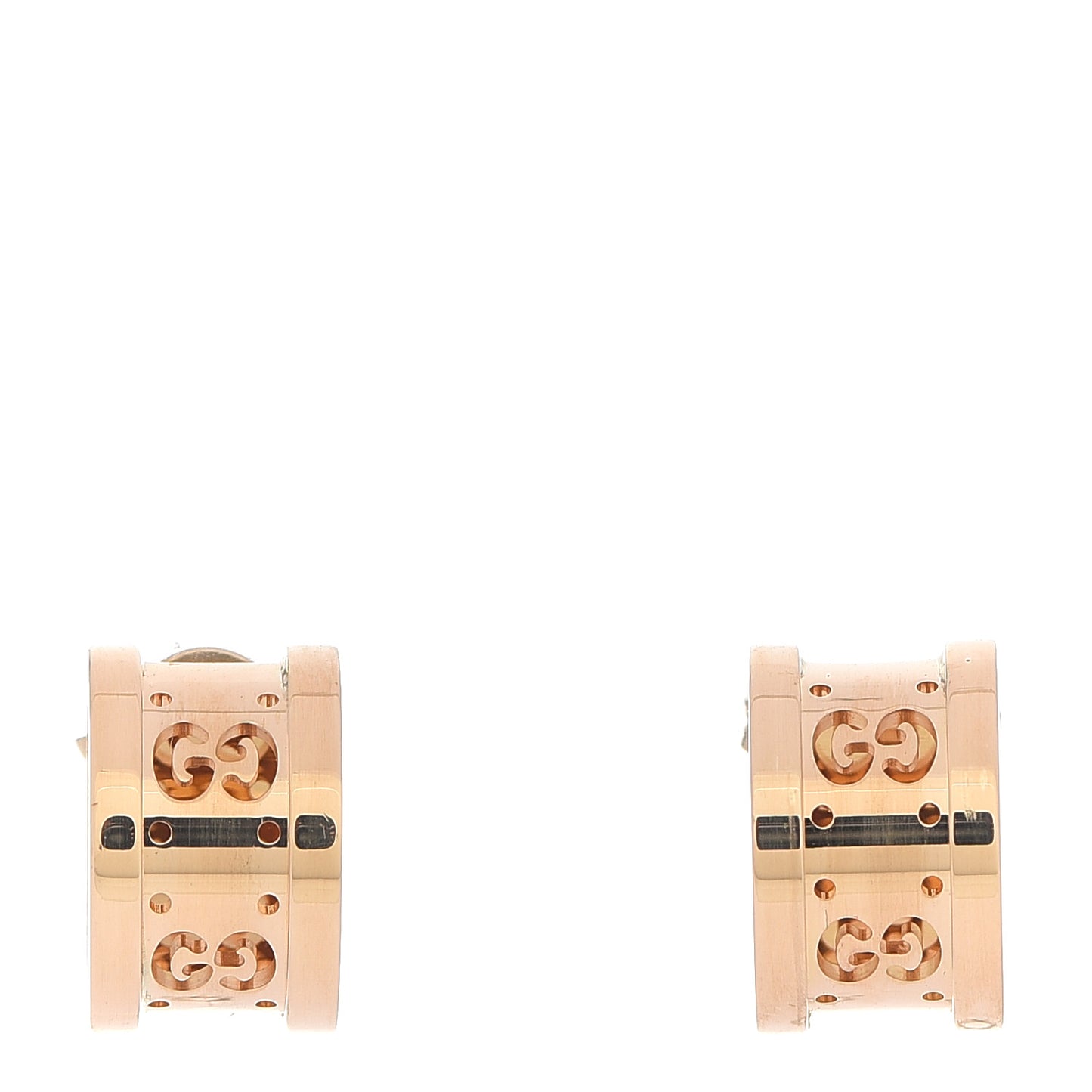 18K Yellow Gold Icon Twirl Earrings