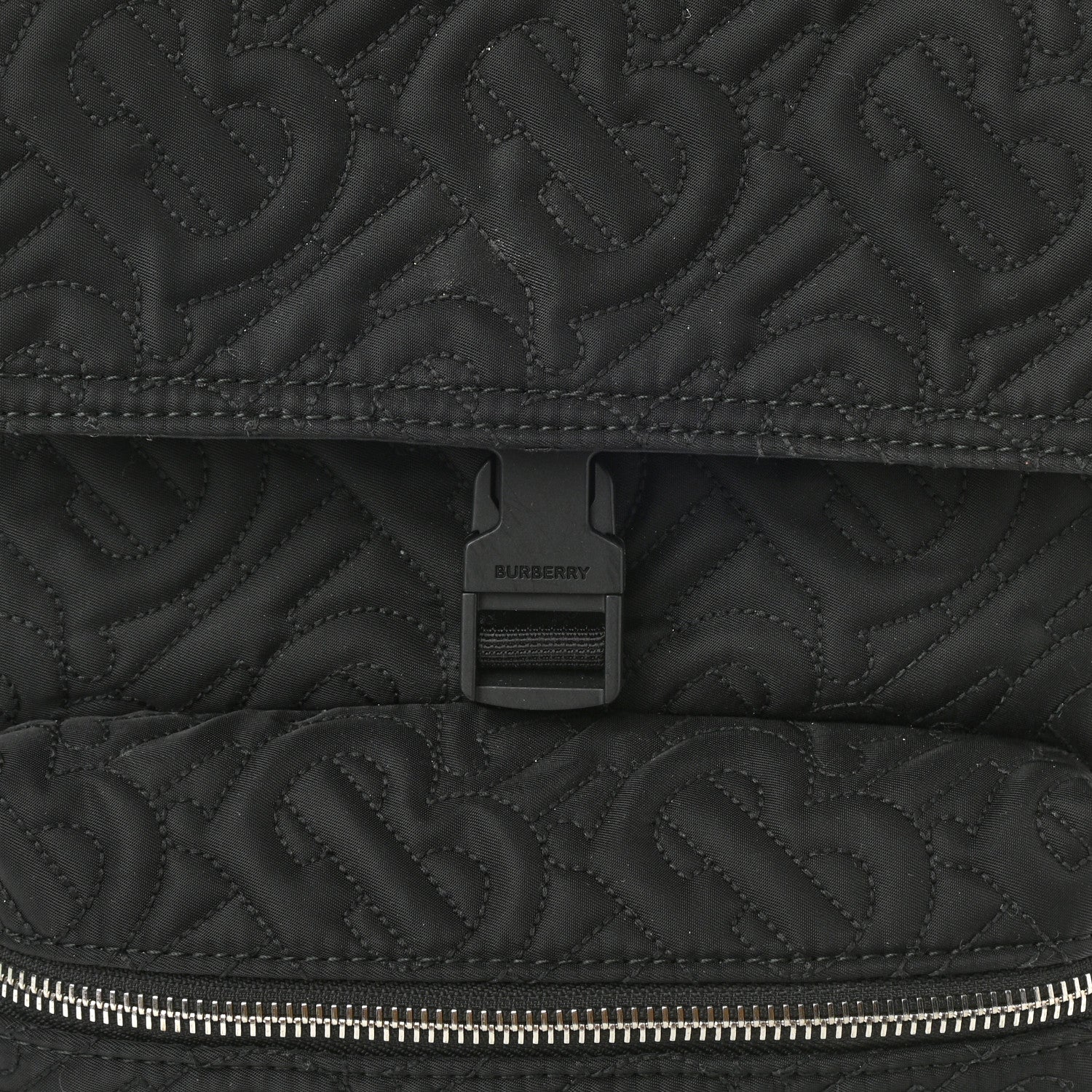 Burberry Econyl Logo Quilted Kids Backpack Black 9 of 11