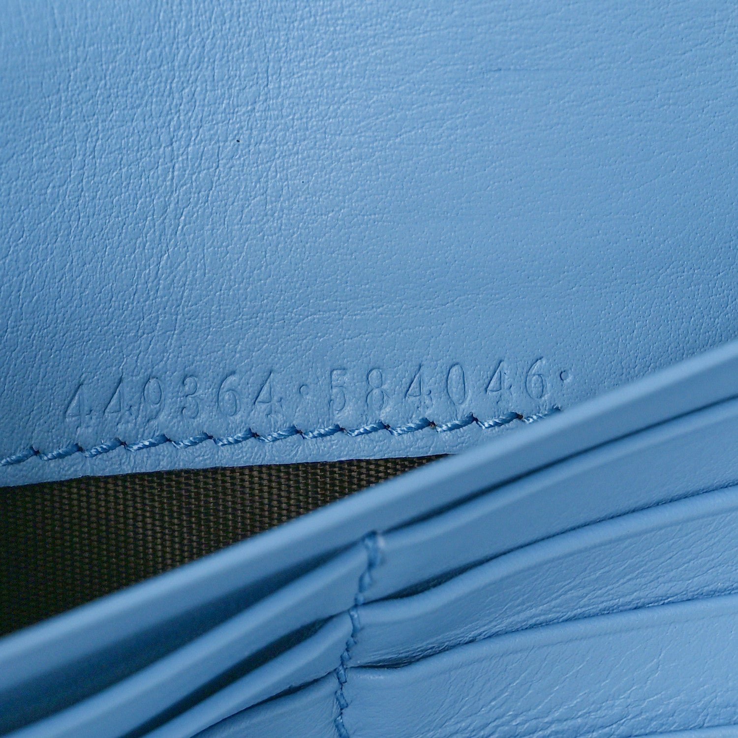 Gucci Soft Microguccissima Continental Zip Wallet Mineral Blue 8 of 10