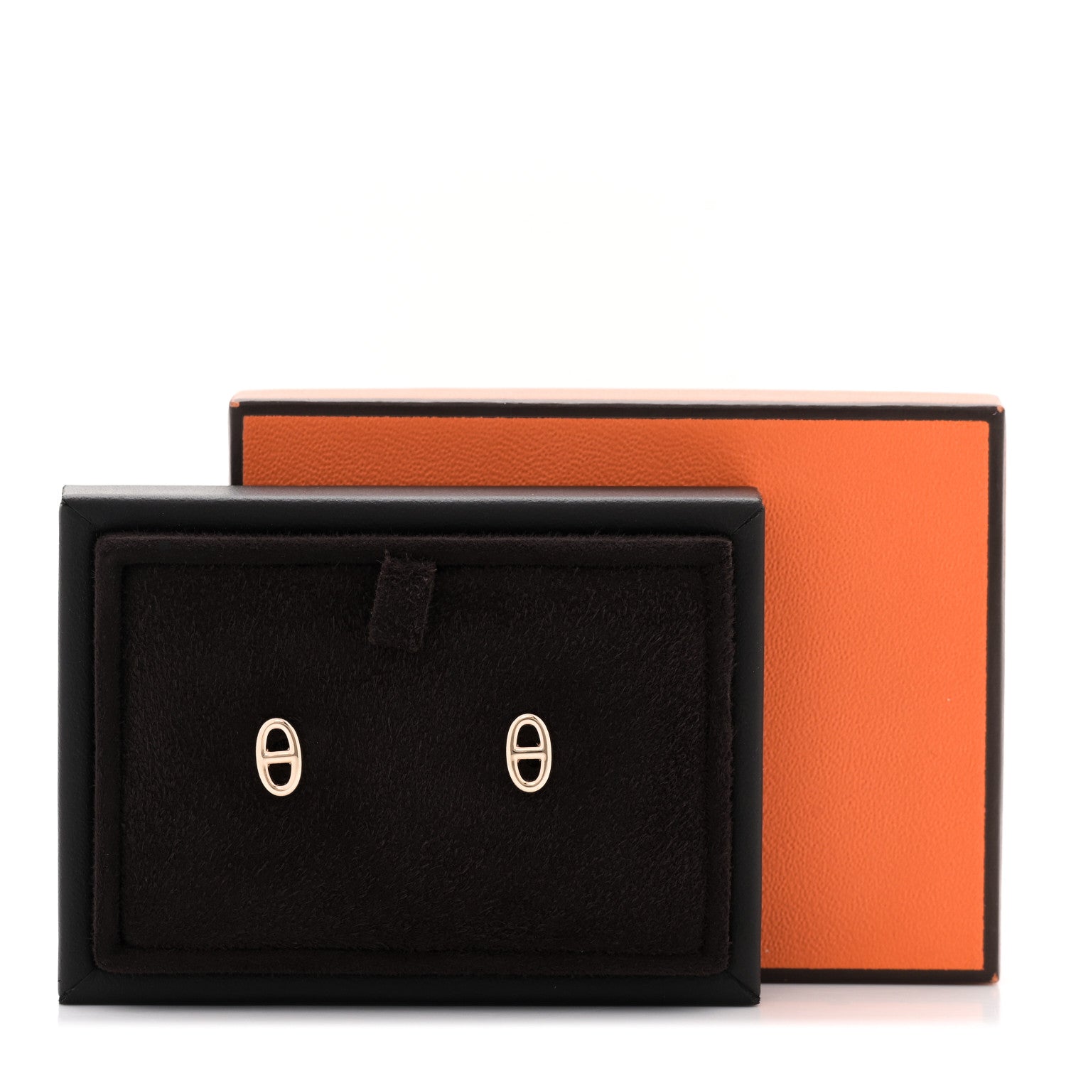 Hermes 18K Rose Gold TPM Farandole Stud Earrings 5 of 5