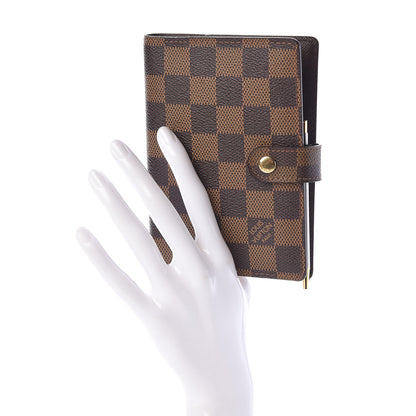 Louis Vuitton Damier Ebene Small Ring Agenda Cover 2 of 7