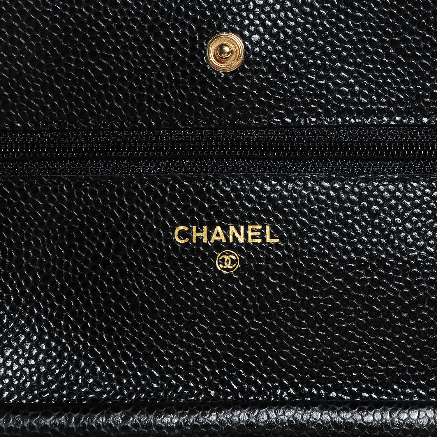 Chanel Caviar Quilted Wallet On Chain WOC Black 7 of 9