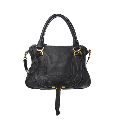 Chloe Calfskin Medium Marcie Satchel Black 1 of 9