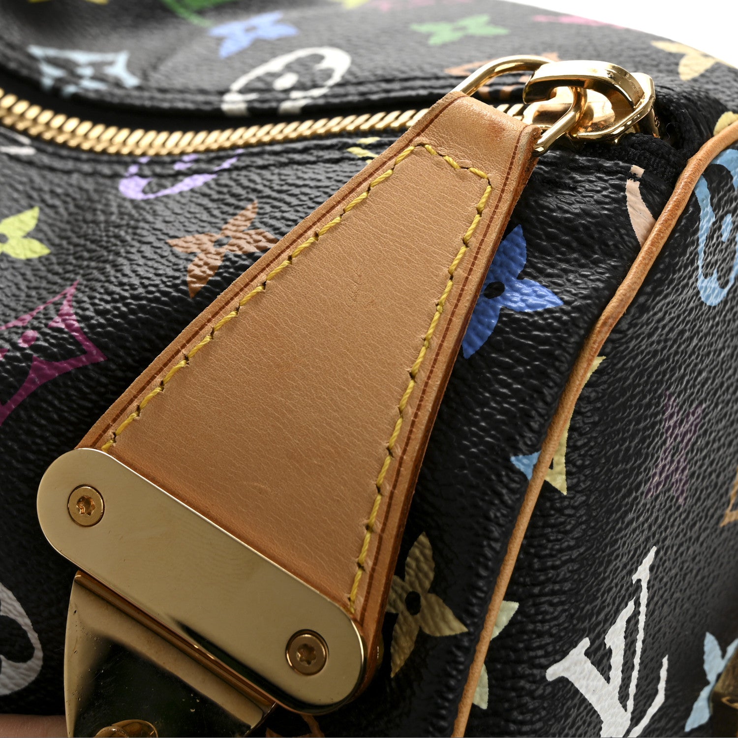 Louis Vuitton Monogram Multicolor Keepall 45 Black 14 of 15