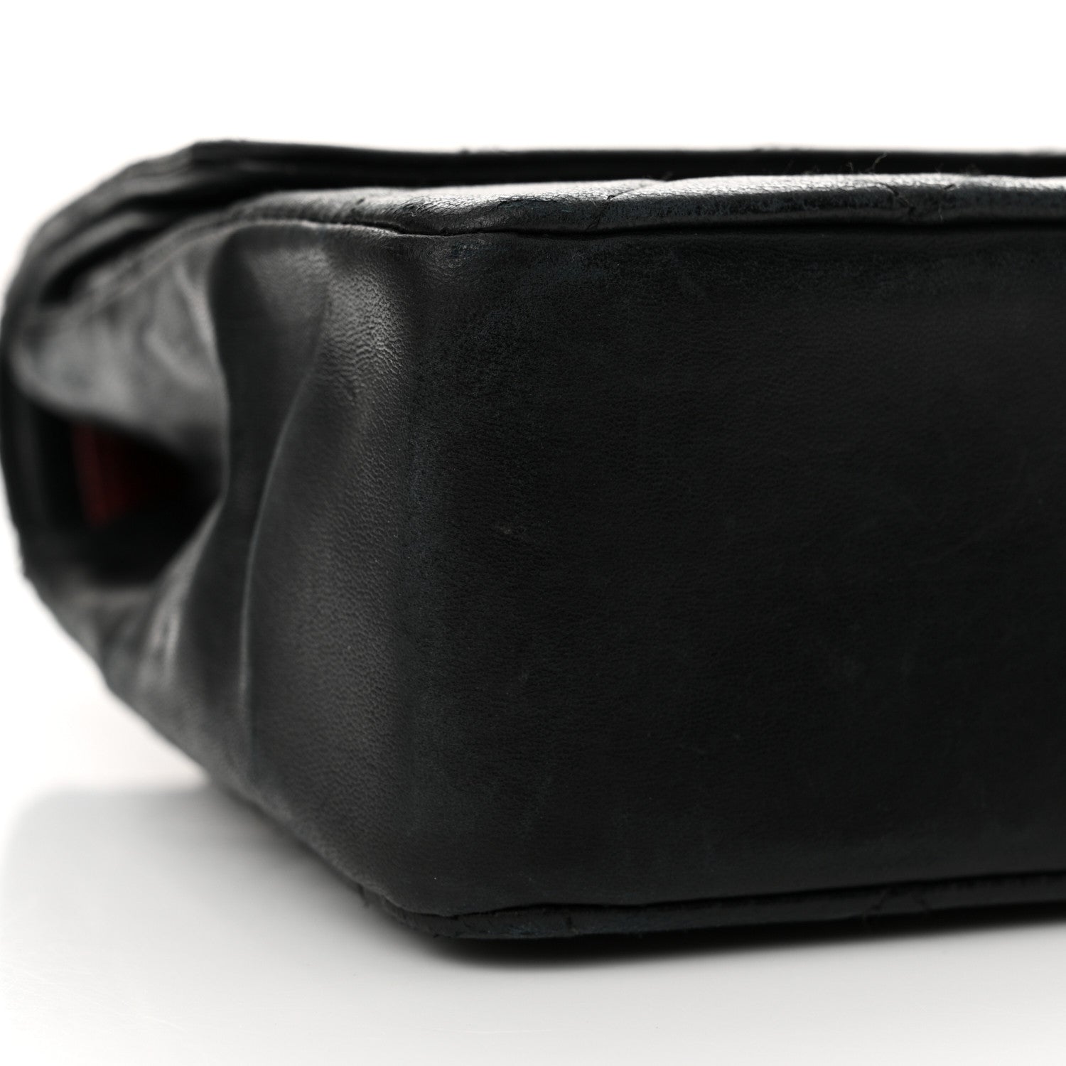 Chanel Lambskin Quilted Medium Double Flap Black 9 of 23