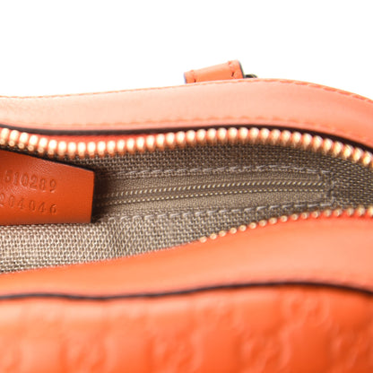 Gucci Soft Microguccissima Small Crossbody Bag Sun Orange 9 of 10