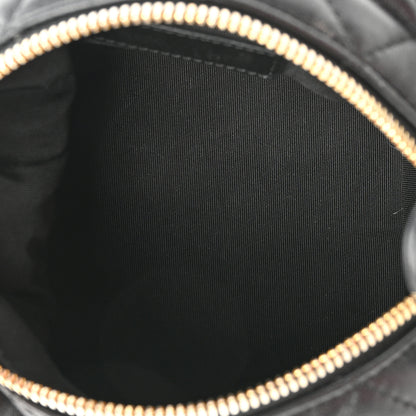 Chanel Lambskin Quilted Small Perfect Meeting Hobo Black 5 of 13