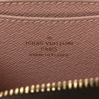 Louis Vuitton Damier Ebene Zippy Coin Purse Rose Ballerine 6 of 7