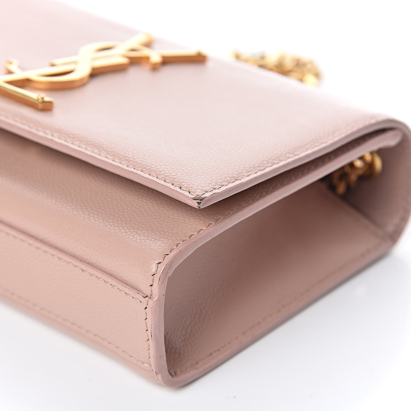 Grain De Poudre Small Monogram Kate Satchel Pale Blush