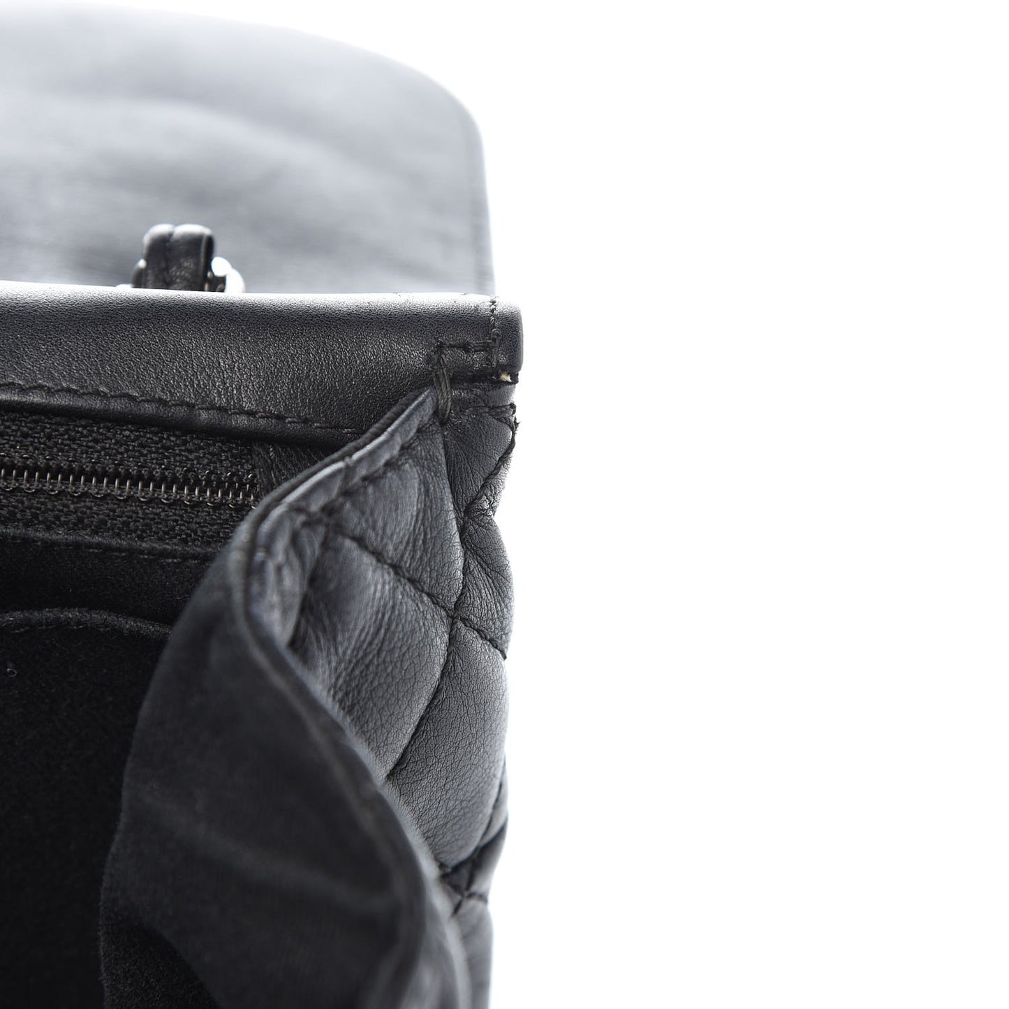 Calfskin Quilted In The Business Flap Bag Black