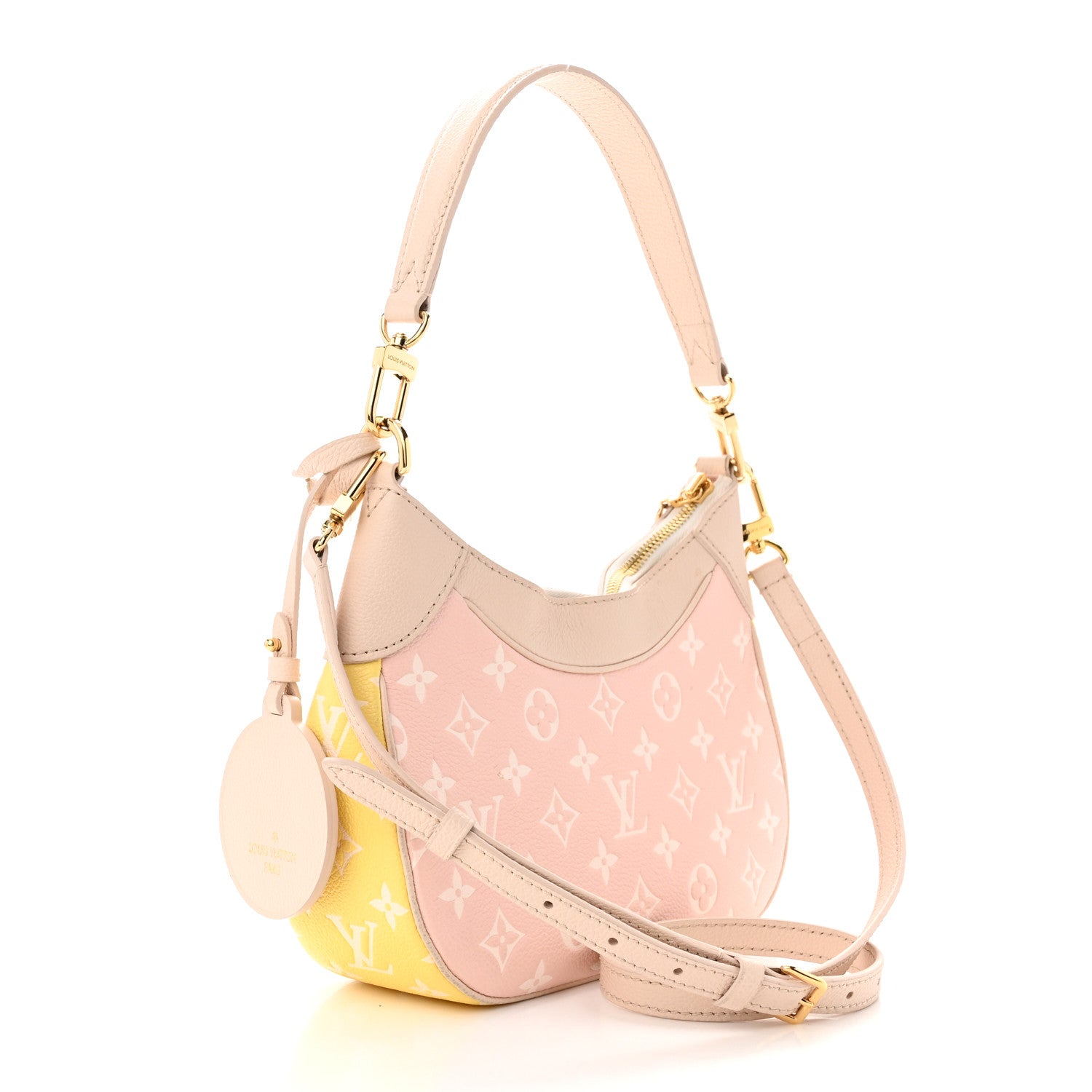 Louis Vuitton Empreinte Monogram Spring in the City Bagatelle NM Pink Beige Yellow 3 of 11