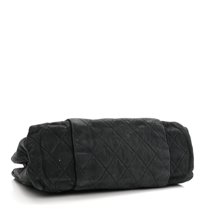 Chanel Iridescent Calfskin Large Chic Quilt Flap Black 4 of 10