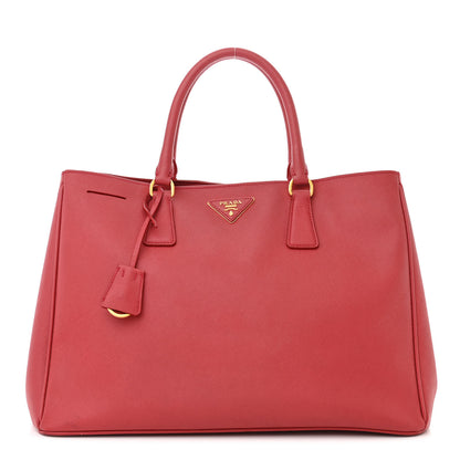 Prada Saffiano Lux Large Tote Fuoco 1 of 10