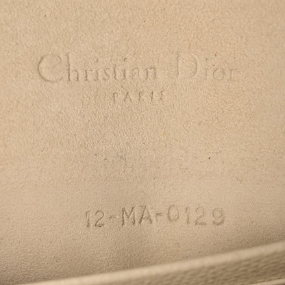 Christian Dior Grained Calfskin Saddle Chain Pouch Latte 7 of 10