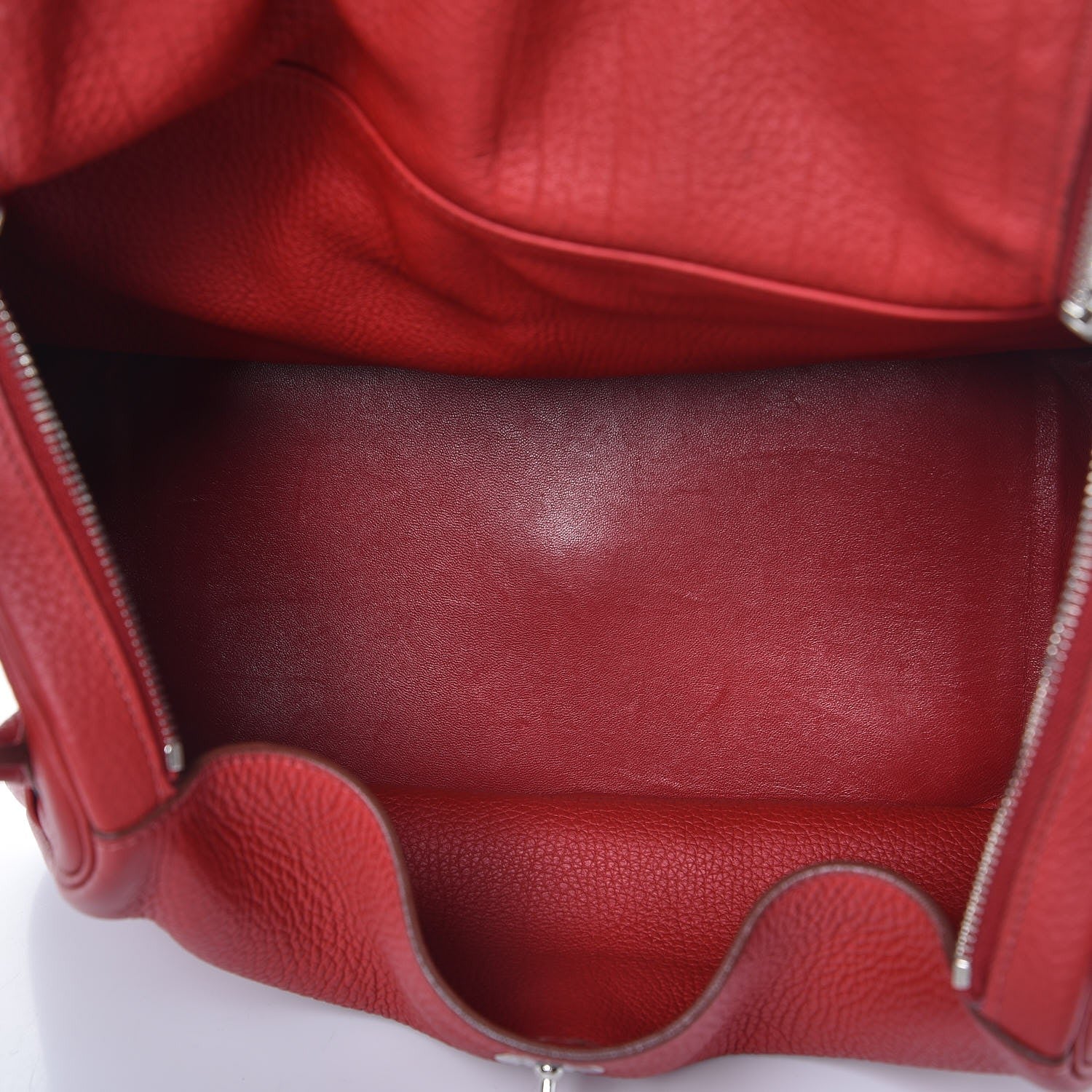 Hermes Taurillon Clemence Lindy 34 Rouge Garance 5 of 13