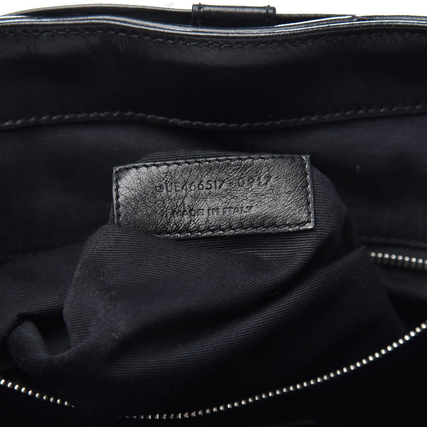 Saint Laurent Calfskin Y Quilted Monogram Medium Loulou Backpack Black 7 of 12