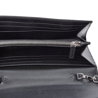 MCM Visetos Patricia Continental Crossbody Wallet Black 4 of 8