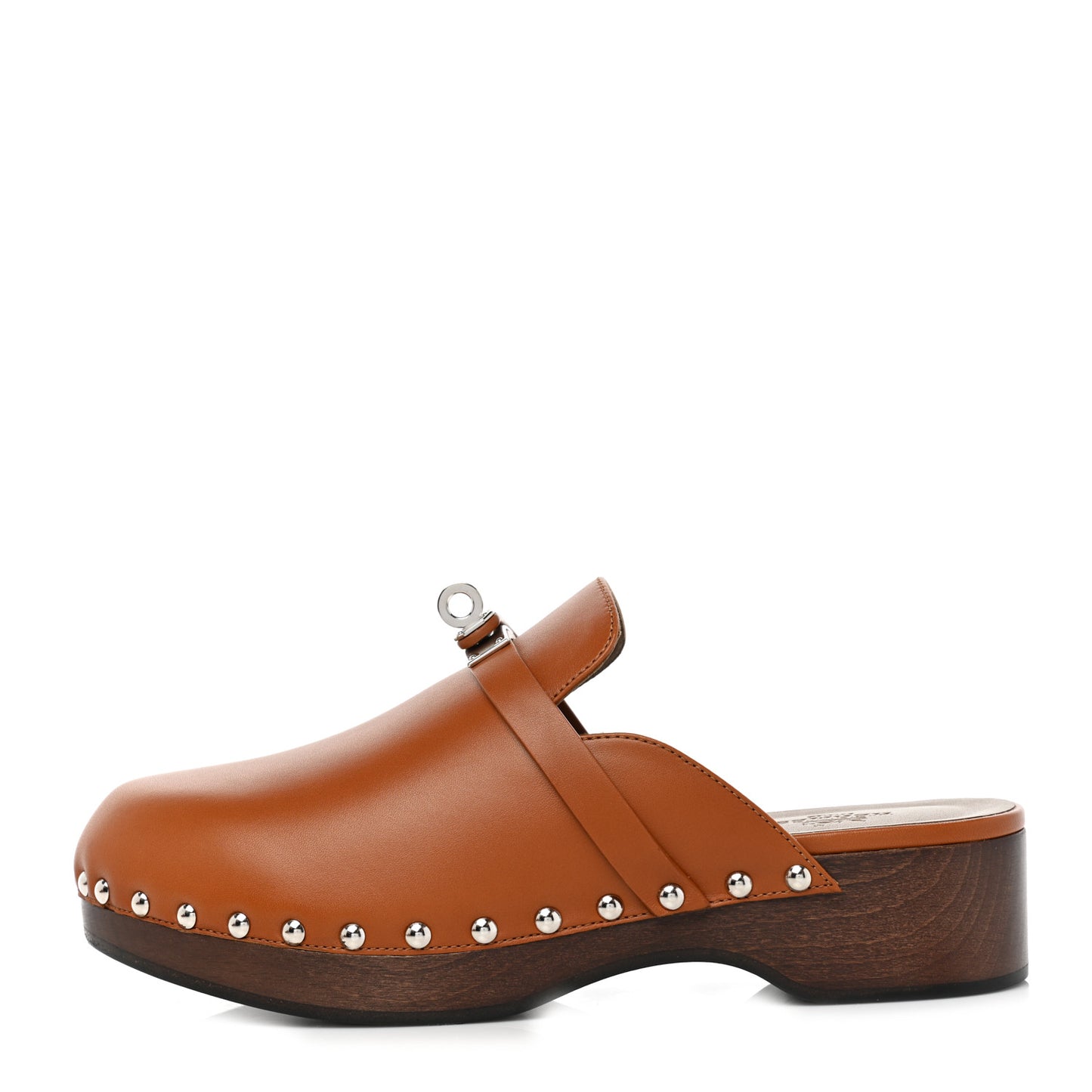 Heritage Calfskin Carlotta Mules 36 Naturel