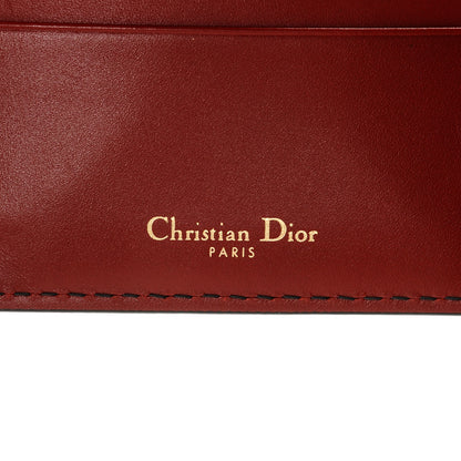 Christian Dior Calfskin D-Fence Card Holder Red 6 of 7