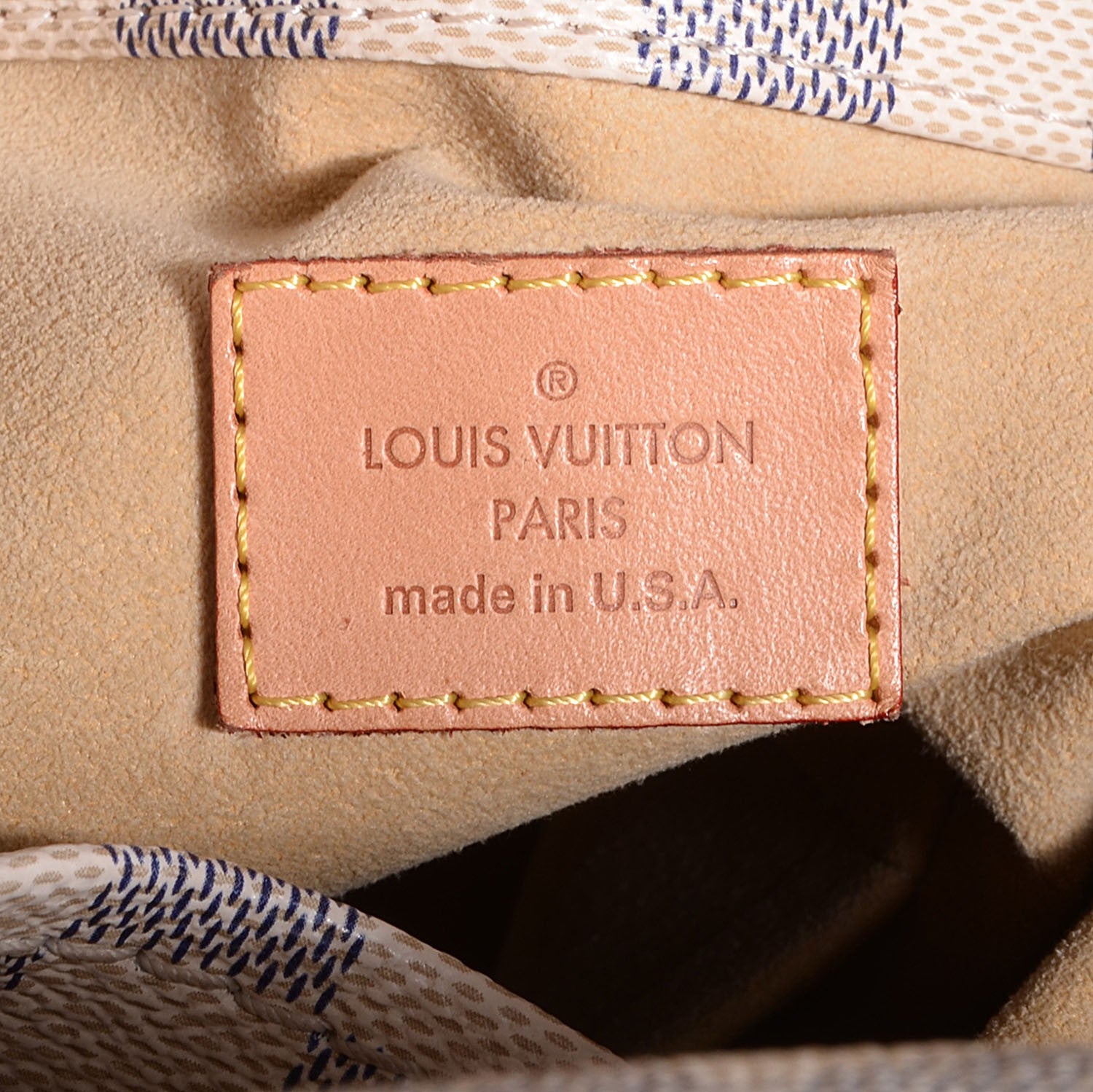 Louis Vuitton Damier Azur Artsy MM 6 of 7