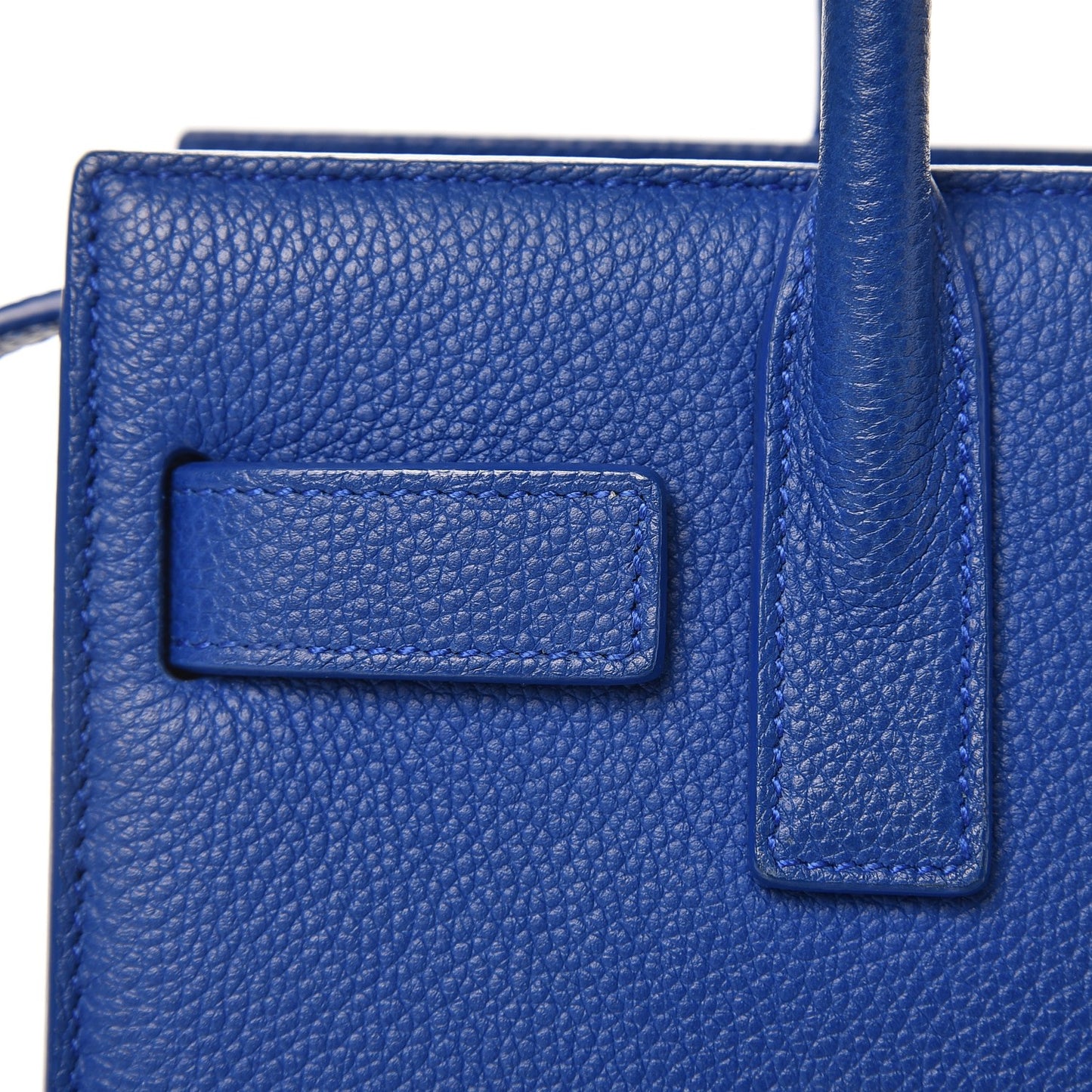 Calfskin Nano Sac De Jour Cobalt Blue